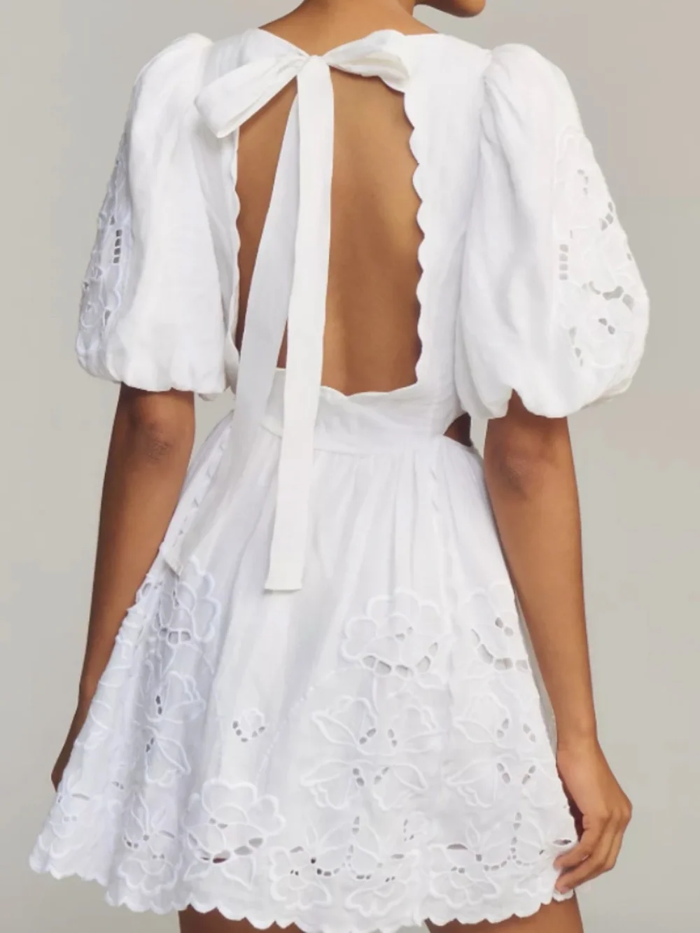 Lovaan Liberty Linen Mini Dress - Picture 4 of 4